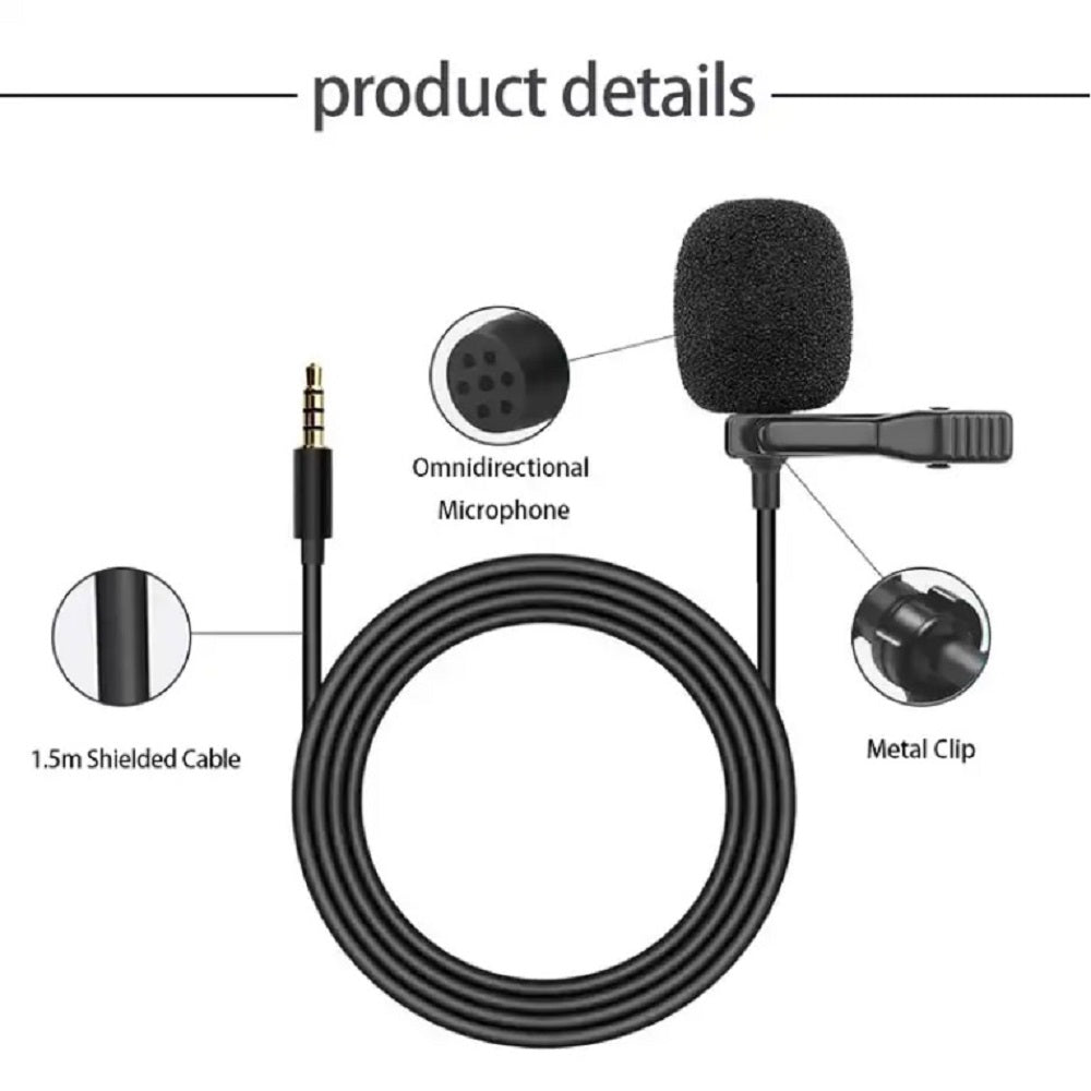 Microfon Lavalier 3.5mm cu Handsfree